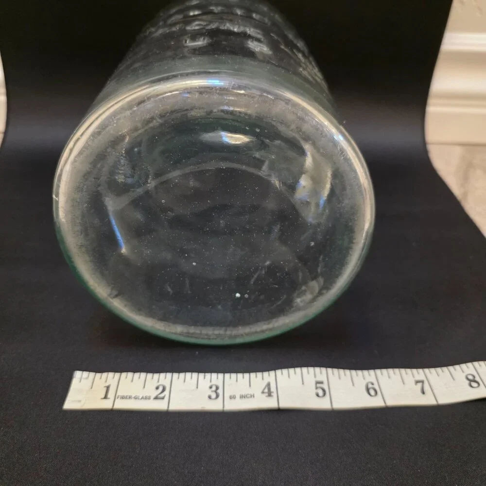 Vintage Horlick's Malted Milk, Racine USA Glass Jar 12in high with lid